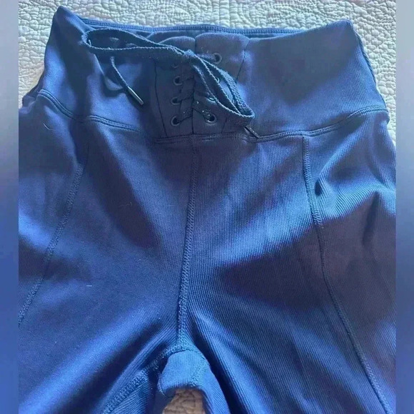 Boody Eco Wear Blue Flare Pants Sustainable & Stylish Size Medium 100% Recycled - Picture 2 of 11